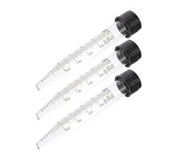 ibasenice Tubes à Centrifuger en Verre 10ml Lot de 3 Échelle Graduée Précise et Surface Lisse pour Consommables Scientifiques et Fournitures de Laboratoire