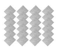 ibasenice Tuiles de Toiture Miniatures 36 Pièces en Acier Inoxydable