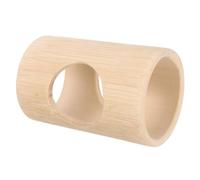 ibasenice Tunnel pour Hamster en Bambou Naturel, Jouet Grotte Tube à Mâcher, Grand Format, Accessoire Ludique pour Cage, Adapté Aux Petits Rongeurs