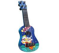 ibasenice Ukulélé Guitare Minuscule Guitares Gonflables Guitare pour Enfants Trousse Musical Faire La Guitare Faire Semblant De Guitare Instrument Mini Jouets Blue Abdos