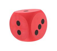 ibasenice Un Grand Nombre De Dés Dices Géants Kawaii Jeu De Société Big Dice Accessoires De Jeu Dice De Géant De L'éducation De 6 Pouces De Part Eva Blue