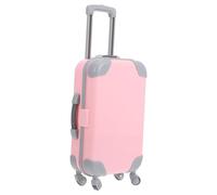 ibasenice Valise Miniature pour Maison De Poupée 6.7"X3.9"X1.9" Modèle Réaliste en Abs Accessoire De Voyage Décoratif pour Poupée 18 Pouces