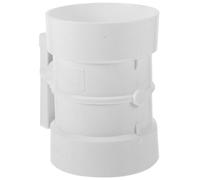 ibasenice Vanne de régulation du Volume d'air bloqueur registre d'air Manuel soupape Amortisseur de Conduit registre de Volume Manuel pour Conduit CVC Plastique Beige