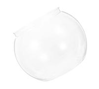 ibasenice Vase Bocal à Poissons Rond Transparent Petit Terrarium Hydroponique Jardinière Forme De Lotus Aquarium De Table pour Poissons Rouges