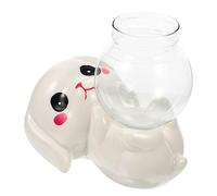 ibasenice Vase Verre Décoratif avec Lapin Petit Vase Lapin pour Fleurs Intérieurs