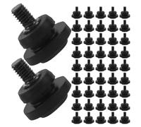 ibasenice Vis de Fixation Anti-vibrations pour Disque Dur SSD 2,5 Pouces en Fer Rondelles en Caoutchouc pour Absorption des Chocs et Installation Stable, Lot de 100 Pièces pour Ordinateurs