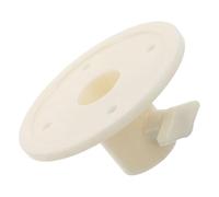 ibasenice Vis de fixation du support d'affichage pour mannequin, collier d'arrêt anti-glissement, plastique blanc, 2,2 cm de diamètre, stabilisateur pour mannequin, visual merchandising