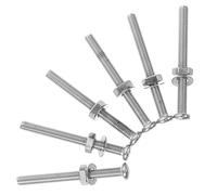 ibasenice Vis De Fixation INOX pour Échelle De Piscine sous-Marine Lot De 6 Pièces Vis Accessoires pour Escalier De Piscine Hors Sol Boulons De Rechange Sécurisés pour