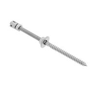 ibasenice Vis de Treillis Acier Inoxydable pour Jardinage Fixation Sécurisée pour Câble Métallique Installation Simple pour Plantes Grimpantes Accessoire Robuste Durable