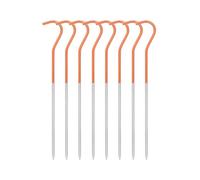 iBasingo 8 pcs/lot Titane en Alliage Pegs Camping en Plein Air Tente Enjoliveurs Portable Coude Herbe Tente Nail Ti1525I