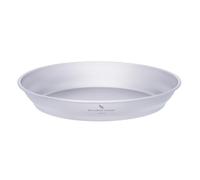iBasingo Bol en Titane Assiette Bol Ultraléger à Paroi Simple Plat Vaisselle de Camping en Plein Air Ustensiles de Cuisine avec Sac de Transport Ti15167BI