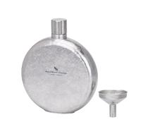 iBasingo Flasques en titane de 180 ml - Multicolore - Portable - Ronde - Bouteille de vin et de whisky avec entonnoir - Anti-fuite - Flasque pour alcool - Légère pour les voyages et les randonnées