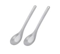 iBasingo Lot de 2 cuillères en titane avec long manche de 16,8 cm, ustensile de camping en plein air, cuillère à soupe, cuillère à soupe, couverts portables, couverts de randonnée Ti1029T