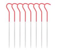 iBasingo Piquets de Tente 16.5 cm Titane en Alliage Pegs Camping en Plein Air Tente Enjoliveurs Portable Coude Herbe Tente Nail 8 pcs/lot Ti4002P