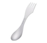 iBasingo Spork en Titane Fourchette Cuillère Légère 3 en 1 Ustensile de Voyage Multifonctionnel Extérieur Spork Réutilisable Durable Avec étui de Rangement pour Camping Pique-nique Bureau de Randonnée