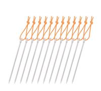 iBasingo Ti4005P Lot de 12 piquets de tente ultra-légers en alliage de titane 165 mm pour tente de camping en plein air