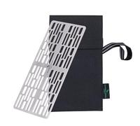 iBasingo Titanium Charbon De Barbecue Filet De Grill Ultra-Léger Cuisson Grille De Refroidissement Cuisson Rôtissage Ustensiles De Cuisine pour Camping en Plein Air Randonnée Ti1598I