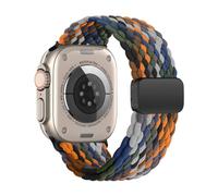 iBazal Bande Solo Tressée Loop Compatible avec Apple Watch Bracelet 38mm 40mm 41mm Nylon Woven Compatible pour iwatch Serie SE/SE2 Serie 9/8/7/6/5/4/3/2/1-38/40/41 Camouflage