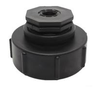 IBC Adaptateur de récipient S100x8 Réduction Gros Filetage interne pour raccordement de réservoir d'eau avec filetage mâle DN80 NW80 compatible avec robinets de sortie (1/2")