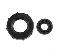 IBC Adaptateur de réduction de conteneur S100x8 à filetage grossier pour connexion aux robinets à boisseau sphérique bec et pluiePour sorties de réservoir d'eau (2,5 cm)