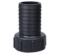 IBC Adaptateur de tuyau de réservoir d'eau 50 mm Outil de montage de cloison, connecteur de valve de réservoir d'eau Adaptateur de tuyau d'arrosage