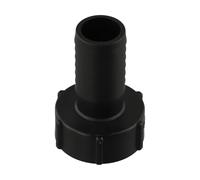 IBC Adaptateur de tuyau de réservoir, verrouillage à came de 38 mm, raccord à dégagement rapide pour arrosage de jardin, livraison d'aspiration agricole et industrielle, plastique, noir