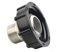 IBC Adaptateur de vidange pour réservoir fourre-tout avec bouchon fileté S60 x 6 et plusieurs tailles de raccord de tuyau 1/2", 3/4", 1" Convient pour les réservoirs IBC (2,5 cm)