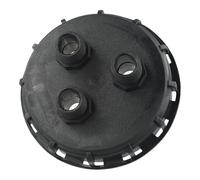 IBC Couvercle de récipient DN 380 cm, filetage extérieur, couvercle de trou d'homme à 2/3 compartiments pour réservoir de stockage d'eau (3 trous)