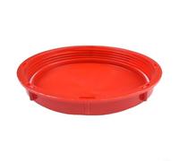 IBC - Couvercle de réservoir rouge 1000 L avec joint d'étanchéité en polypropylène haute densité, résistant à la poussière, aux UV et à la poussière (C)