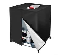 IBC Housse de Réservoir 1000L Anti-UV 420D Polyester Capot de Protection pour Système de Collecte de Pluie 120x100x116cm
