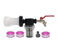 IBC S60 Adaptateur de tuyau d'extension de réservoir d'eau Robinet de filtre Ensemble de mamelons à connexion rapide Irrigation de jardin Joint de tuyau d'eau de lavage de voiture 1 lot de 5 pièces