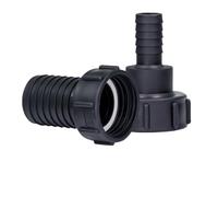 IBC S60 filetage grossier femelle à 1/2 ''3/4'' 1 ''2'' raccords en plastique barbe adaptateur de réservoir d'eau for connecteur de réservoir de tuyau d'arrosage(60mm x 32mm)