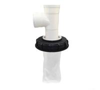 IBC Ton Couvercle de filtre avec trous multi-angles et sac filtrant intégré DN150 DN225 Tailles (DN150-Té vertical)