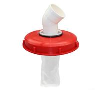 IBC Ton Pail Accessories Couvercle de filtre en plastique avec sac filtrant pour enlever la saleté et le drainage Compatible avec DN150 DN225 (DN225-45°)