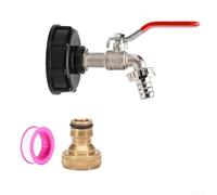 IBC Tonne Seau de robinet en laiton, matériau de qualité supérieure pour une durabilité accrue (1/2)