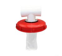 IBCTon Couvercle de seau avec sac filtrant avancé pour une purification efficace de l'eau de pluie (DN225-T en forme de tee)
