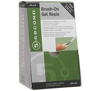 IBD 5 Second Brush-On Gel Resin, (3 x 6 g) - MADE IN USA - Premium 5-second nail foil colle - séchage rapide et durable