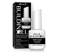 IBD Building Gel Top Coat, 1 pièce (14 ml) - Fabriqué aux États-Unis - Gel de construction LED/UV 2 en 1 pour extension des ongles