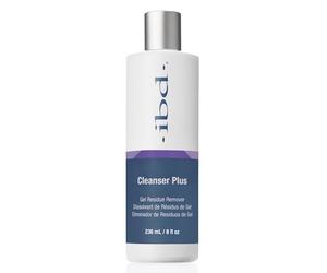 IBD Cleanser Plus, 236 ml - FABRIQUÉ AUX ÉTATS-UNIS - Élimine les résidus de gel - Assure une brillance brillante - Nettoie les pinceaux de gel et les lampes UV/LED