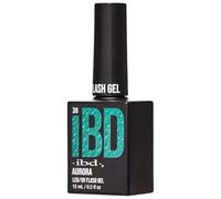 IBD Flash Gel Aurora - 15 ml - Fabriqué aux États-Unis - Vernis à ongles LED/UV réfléchissant à paillettes pour une manucure durable et des ongles étincelants