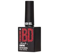 IBD Flash Gel Sunfire - 15 ml - Fabriqué aux États-Unis - Vernis à ongles LED/UV réfléchissant à paillettes pour une manucure durable et des ongles étincelants