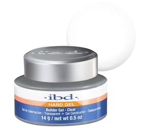 IBD Hard Gel - Builder Gel Clear, 14 g - MADE IN USA - Gel de construction premium pour les ongles en gel