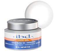 IBD Hard Gel - LED/UV Builder Gel Intense White, 1er Pack (1 x 56 g) - gel de construction pour ongles blanc intense