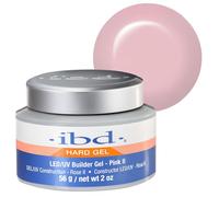 IBD Hard Gel - LED/UV Builder Gel Pink II, 1er Pack (1 x 56 g) - MADE IN USA - Gel de construction premium pour ongles