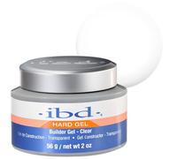 IBD Hard Gel - UV Builder Gel Clear, 1er Pack (1 x 56 g) - MADE IN USA - Gel de construction premium pour ongles