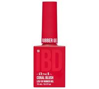 IBD Rubber Gel - Coral Blush - 15 ml - Fabriqué aux États-Unis - Vernis à ongles de qualité supérieure pour une manucure durable, naturelle et lisse - Vernis LED/UV
