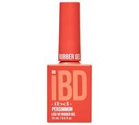 IBD Rubber Gel - Persimmon - 15 ml - Fabriqué aux États-Unis - Vernis à ongles de qualité supérieure pour une manucure durable et des ongles lisses - Vernis LED/UV