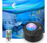 ibell LED Projecteur Ciel Etoile, 3 en 1 Projecteur Galaxie Aurora avec Bruit Blanc,Télécommande,Timer, pour Les fêtes