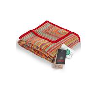 Ibena Malang Couverture Douilette 150 x 200 cm - Plaid multicolore, Couverture de Salon, mélange de coton doux et facile d'entretien