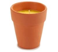 Ibergarden bougie parfumée Citronnelle 8 cm orange/jaune